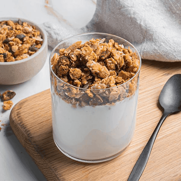 Vanilla Yogurt Parfait with Granola