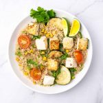 BBQ Tofu Quinoa Salad
