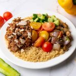 Mediterranean Veggie, Quinoa & Beef Salad