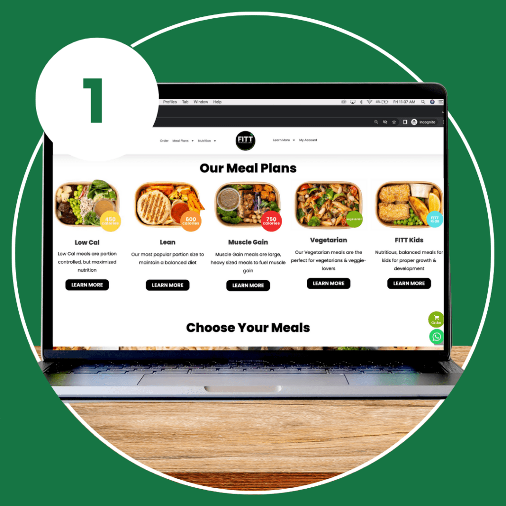 Fitt Meals Website